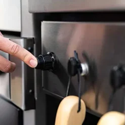 Lifetime Gas Grill and Wood Pellet Smoker Combo with WiFi and Bluetooth Control Black & Silver