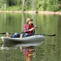 Lifetime Hydros Angler Kayak with Paddle Sandstone