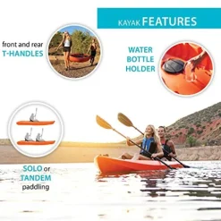 Lifetime Kokanee Sit-On-Top Kayak Orange