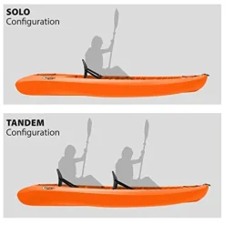 Lifetime Kokanee Sit-On-Top Kayak Orange