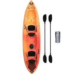 Lifetime Spitfire 12 Tandem Sit-on Kayak with 2 Paddles Orange