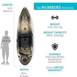 Lifetime Sport Fisher Tandem Kayak Camouflage