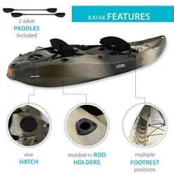 Lifetime Sport Fisher Tandem Kayak Camouflage