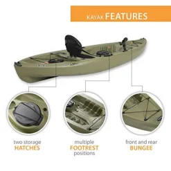 Lifetime Tamarack Angler Sit-On-Top Kayak Olive