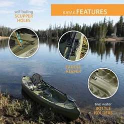 Lifetime Tamarack Angler Sit-On-Top Kayak Olive