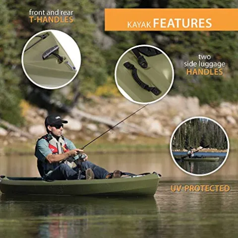 Lifetime Tamarack Angler Sit-On-Top Kayak Olive