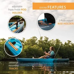 Lifetime Tamarack Pro 103 Sit-On-Top Kayak Greenish Blue