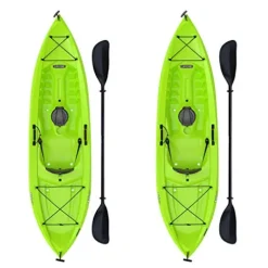 Lifetime Tioga Sit-On-Top Kayak with Paddle (2 Pack) Lime