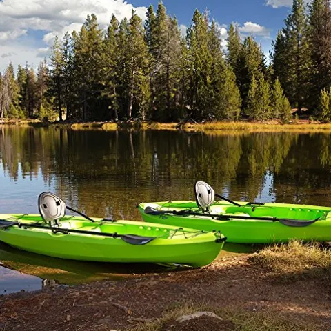 Lifetime Tioga Sit-On-Top Kayak with Paddle (2 Pack) Lime
