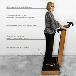 LifetimeVibe Whole Body Vibration Plate Cherrywood