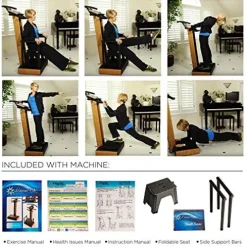 LifetimeVibe Whole Body Vibration Plate Cherrywood