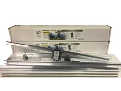 Light Rail Robotic Grow Light Mover Kit for 4 Lights Gray