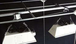 Light Rail Robotic Grow Light Mover Kit for 4 Lights Gray