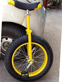 LJYT Unicycle 14-24 inch Perfect Beginner’s with Adjustable seat Alloy Rim and Extra-Thick Tires Size 20inch