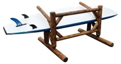 Log Kayak Rack 2 Place 1 Sided SUP Storage Rack Canyon Brown