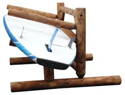 Log Kayak Rack 2 Place 1 Sided SUP Storage Rack Canyon Brown