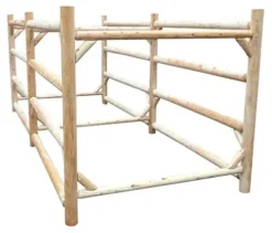 Log Kayak Rack Commercial Kayak Storage Rack Unfinished