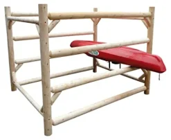 Log Kayak Rack Kayak/Canoe Storage Rack Commercial Unfinished