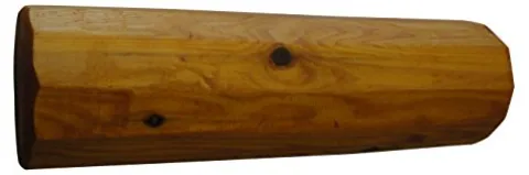 Log Kayak Rack 10-Place Kayak Rack Natural