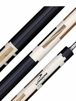 Longoni Carom Cue Evoluzione with S30 E71 Shafts 3 Cushion Billiards