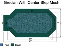 Loop Loc 18′ x 37′ Grecian Safety Cover