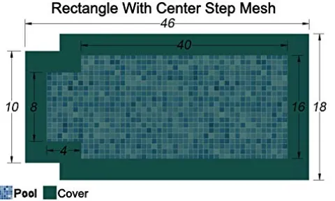 Loop Loc Rectangle Pool Safety Cover Green