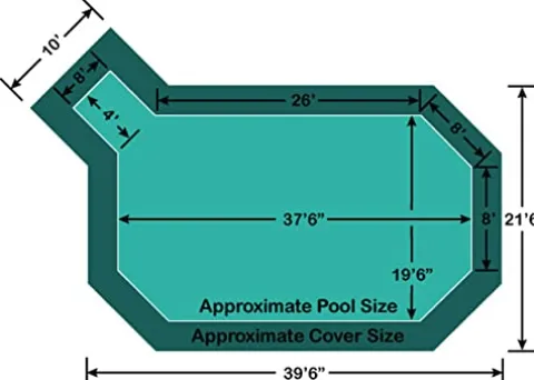 Loop-Loc Grecian In-Ground Pool Safety Cover Super Dense Mesh Green