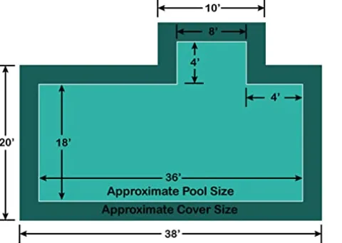 Loop-Loc In-Ground Pool Safety Cover Green