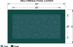 Loop-Loc Rectangle Loop-Loc II Super Mesh In-Ground Pool Safety Cover Green