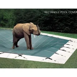 Loop-Loc Rectangle Pool Safety Cover 12′ x 28′ Super Mesh