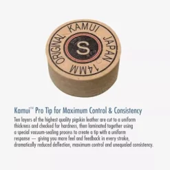 Lucasi Hybrid Custom+Hybrid Billiards Pool Cue Stick Zero Flex Kamui Tip 19oz