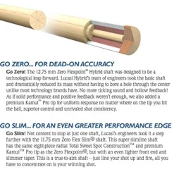 Lucasi Hybrid L-H10 Original Genesis Golf Style Cue Blue