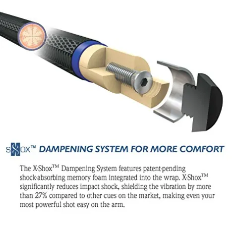 Lucasi Hybrid L-H10 Original Genesis Golf Style Cue Blue