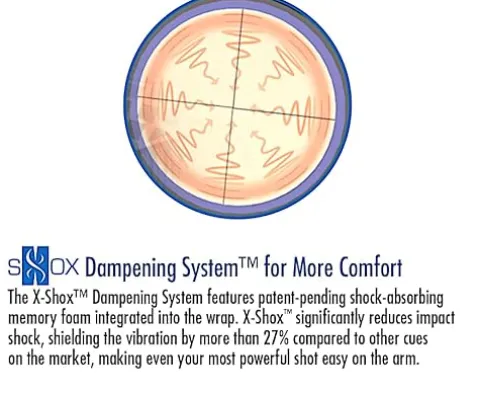 Lucasi Hybrid LHRV21 Rival Series Pool Cue Blue