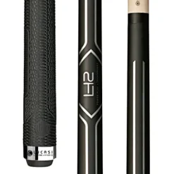 LUCASI LHC14 Pool Cue Stick Matte Black Metallic Silver Uni-loc Kamui Soft