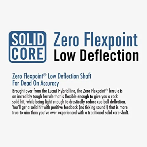 Lucasi LZC39 Custom Pool Cue Black