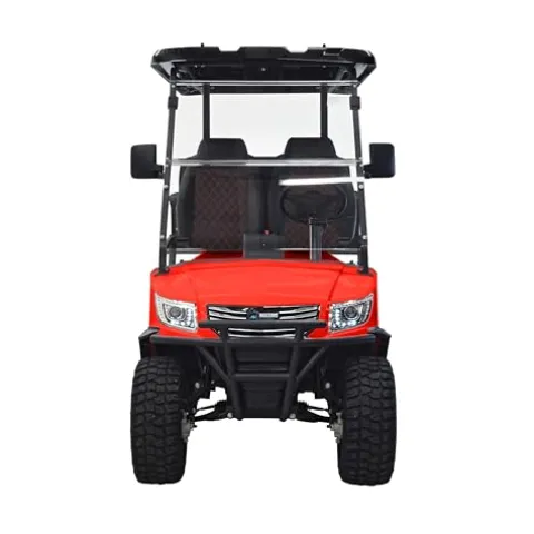 M MASSIMO MOTOR Electric Golf Cart Red