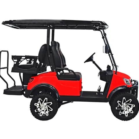 M MASSIMO MOTOR Electric Golf Cart Red