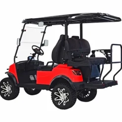M MASSIMO MOTOR Electric Golf Cart Red