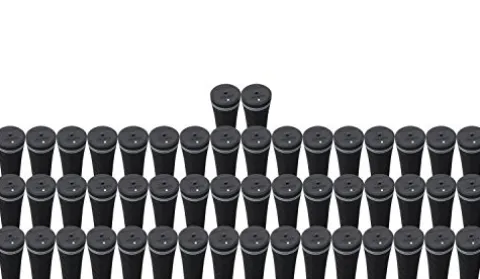 Majek 200 pcs – Tour Pro Soft Black Midsize Golf Grips