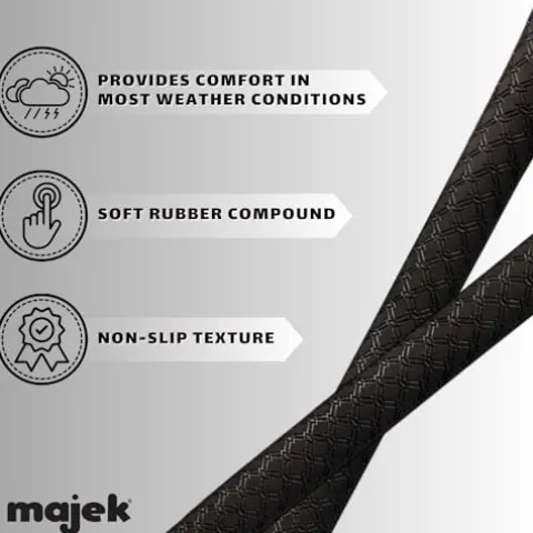 Majek 200 pcs – Tour Pro Soft Black Midsize Golf Grips