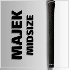 Majek 200 pcs – Tour Pro Soft Black Midsize Golf Grips