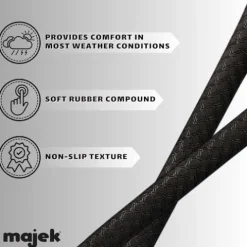 Majek Golf Grips Tour Pro Soft Black – 150 pcs