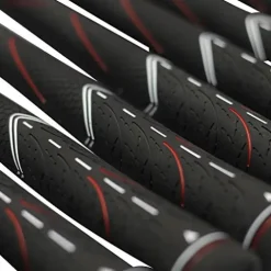 Majek Grips 200 pcs Tour Pro Midsize Golf Grips Black