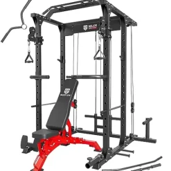 MAJOR LUTIE Fitness PLM03 All-in-One Power Cage Red