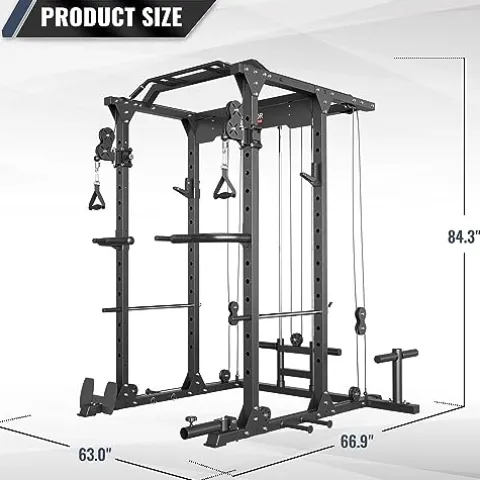 MAJOR LUTIE Fitness PLM03 All-in-One Power Cage Red