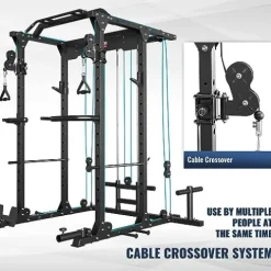 MAJOR LUTIE Fitness PLM03 All-in-One Power Cage Red