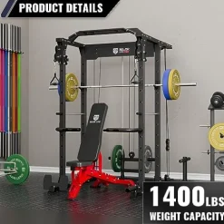 MAJOR LUTIE Fitness PLM03 All-in-One Power Cage Red