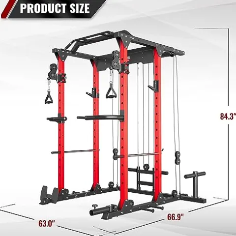 MAJOR LUTIE Fitness Power Cage Red
