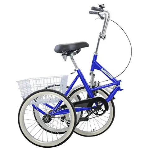Mantis Tri-Rad Folding Adult Tricycle Blue